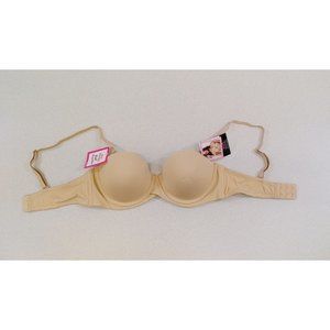 Maiden Form Women's Push Up Bra 34B Beige Stay Put